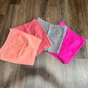 Set of Four Colorful Shorts